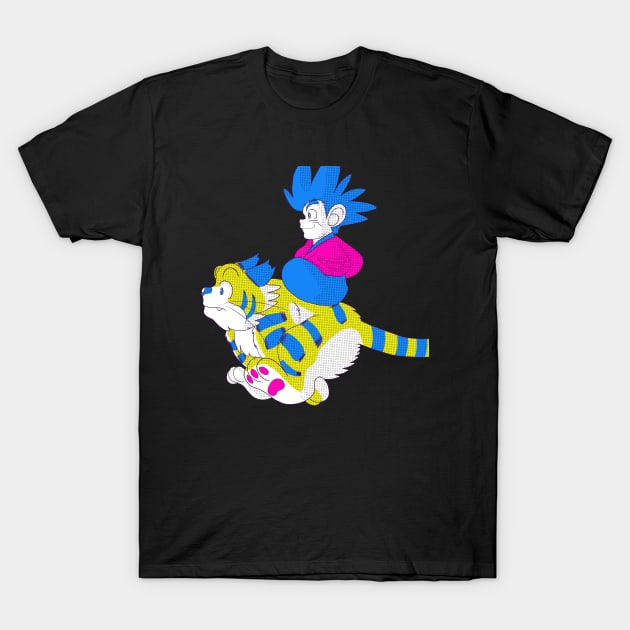 yaiba riding on kagetora T-Shirt by Aat8 